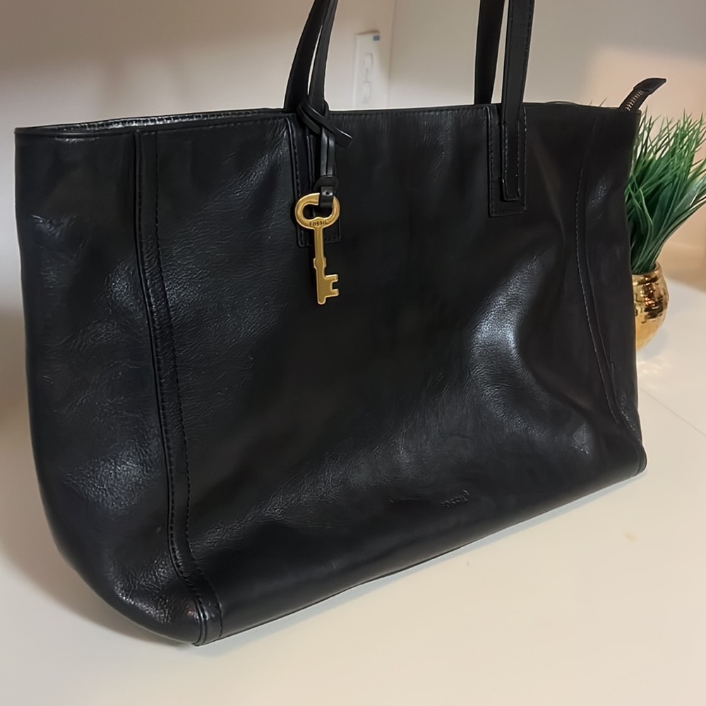 Fossil Emma Work Leather Tote